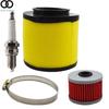 Air Oil Filter Spark Plug Tune Kit 2000 For honda foreman tune up 2004 trx450r