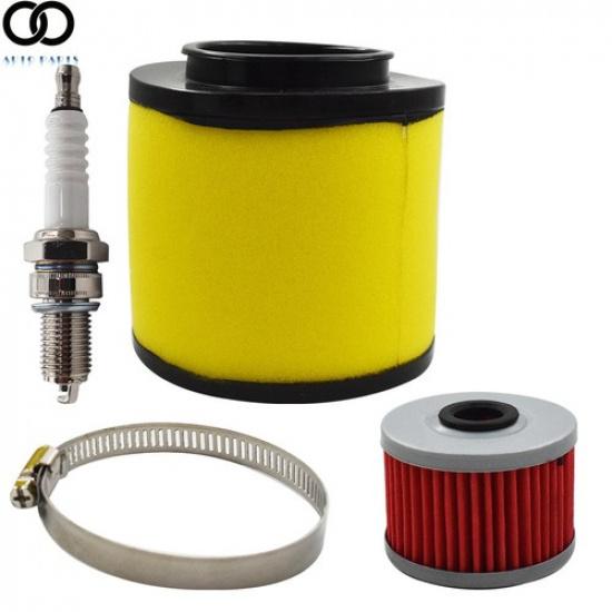 Air Oil Filter Spark Plug Tune Kit 2000 For honda foreman tune up 2004 trx450r