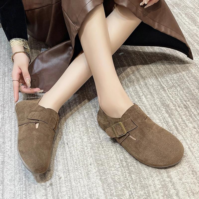 Модные кроссовки на платформе, ретро обувь для женщин 2024, новинка, с круглым носком, повседневная обувь, ленивые удобные туфли на плоской подошве, роскошные женские кроссовки, лоферы