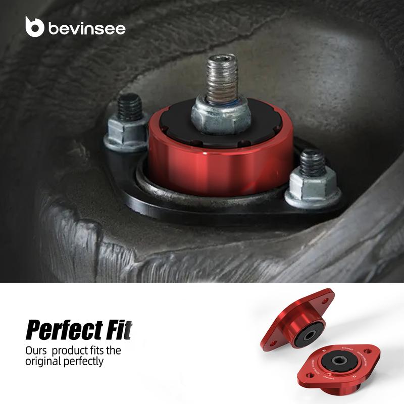 BEVEE 10mm Rear Shock Mounts 85A Poly For BMW E46 E30 E36 Z3 Z4 Replaces 33521092362 33521137972