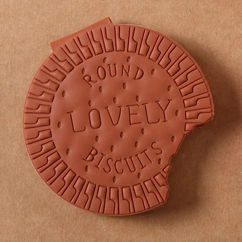 Креативный милый блокнот с имитацией шоколадного печенья, забавная закуска, портативный мини-ноутбук, канцелярские принадлежности для студентов, подарки, школьные принадлежности