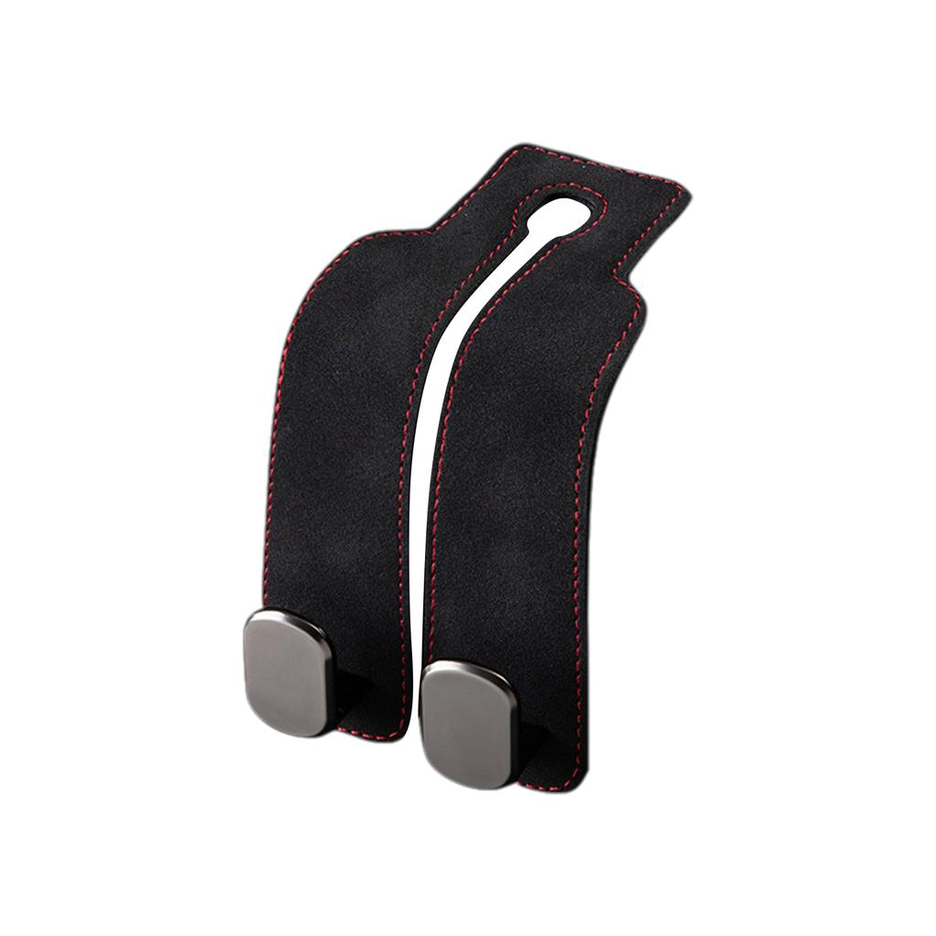Универсальные крючки для подголовника автомобильного сиденья Мягкий кожаный крючок для спинки автомобильного сиденья для кошелька и сумки-рюкзака Двойной крючок для вешалки автомобильного сиденья