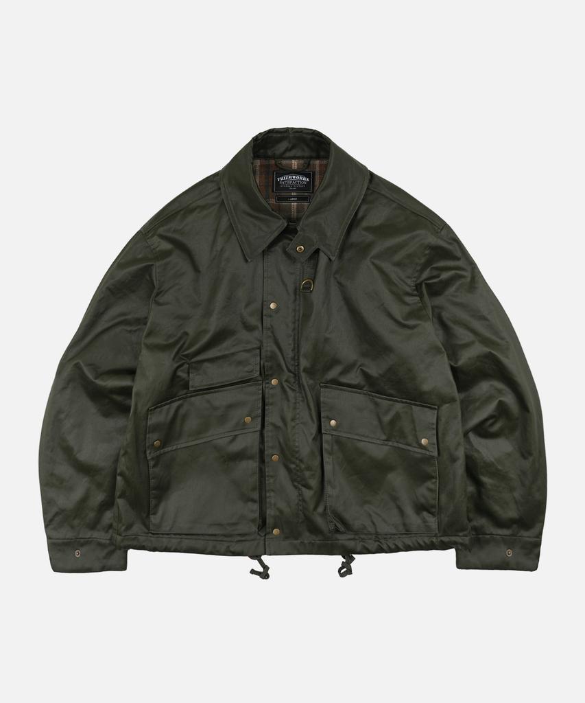 Хлопковая вощеная куртка для охоты Heritage от FRIZMWORKS _ Оливково-коричневый