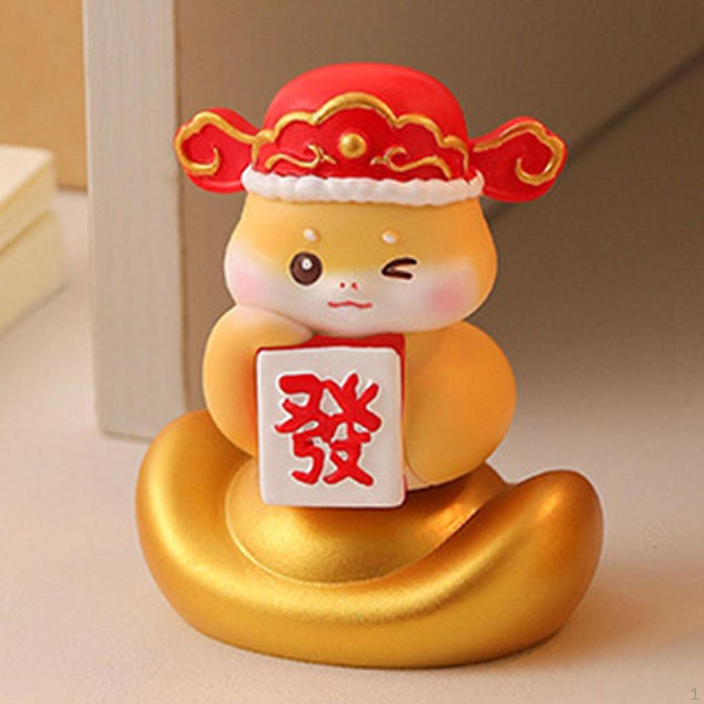 Year Statue Animal Sculpture Collection Birthday Gift Decorative Figurine Tabletop Ornament