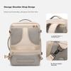 V.NINE Women\'s Laptop Backpack 16/17.3 Inch Travel Bag Wet and Dry Separation 30-40L Expandable Business Trip Backpack