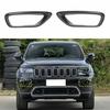 For Jeep Grand Cherokee 2018+ Carbon Fiber Front Fog Light Cover Fog Lamp Trim