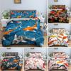 3D Koi Print Bedding Set Child Duvet Cover Set Bed Set Duvet Cover 135x200 with 12 Pillowcase Comforter Bedding Sets Twin Queen