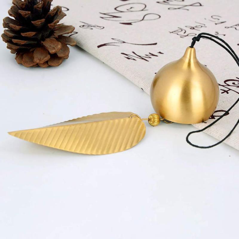 Retro Water Droplet Bell Copper Wind Chip Pendant Garden Corridor Hanging Wind Chime Creative Home Jewelry Decor