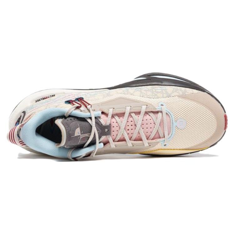 Li-Ning Wade Fission 9 Origin Men Sneakers Cream Beige Pink ABPU003-3