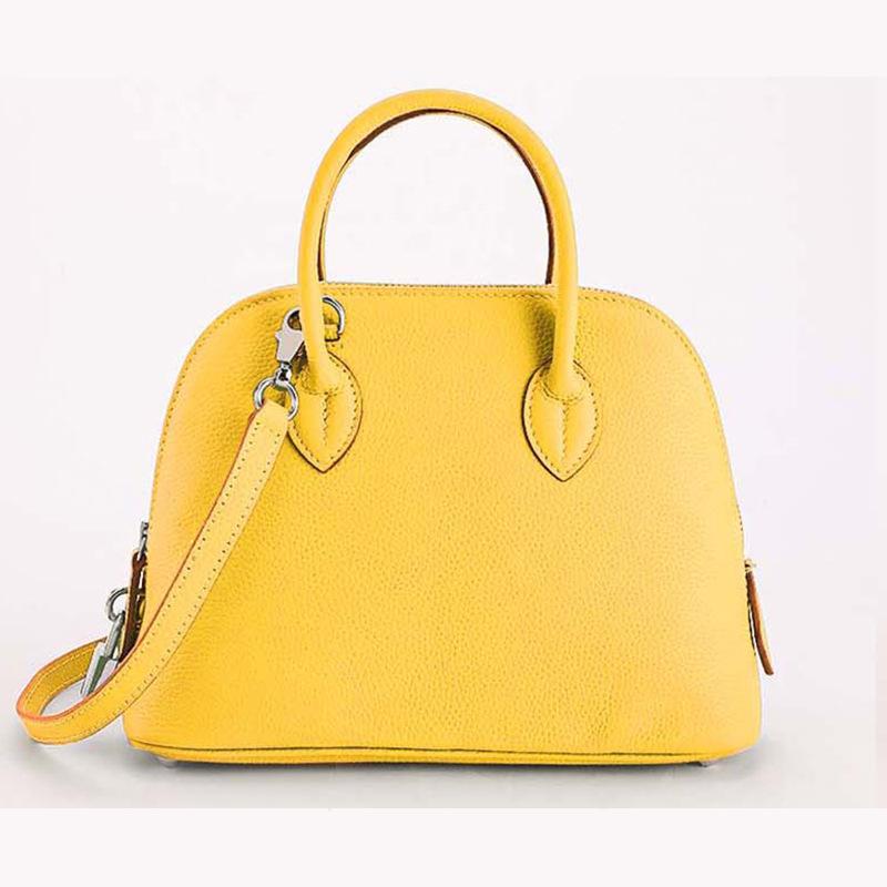 Сумка-ракушка из коровьей кожи, Нишевая высококлассная сумка для боулинга, Мини ручная сумка через плечо для женщин