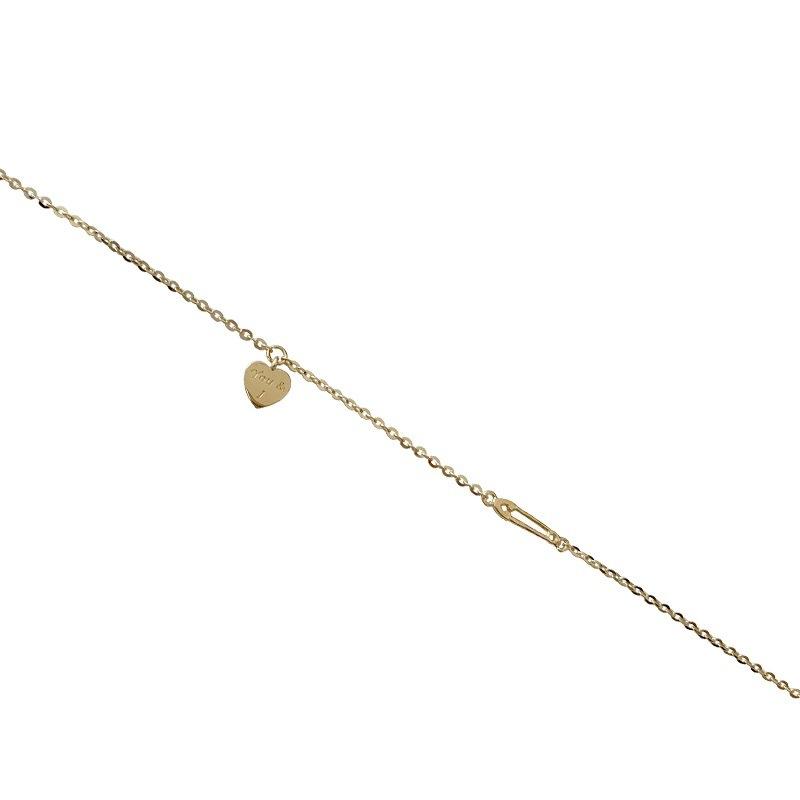 Special-Interest Design S925 Silver Bracelet Women's Ins High-Grade Simple Letter Love Very Fine Girlfriends Bracelet