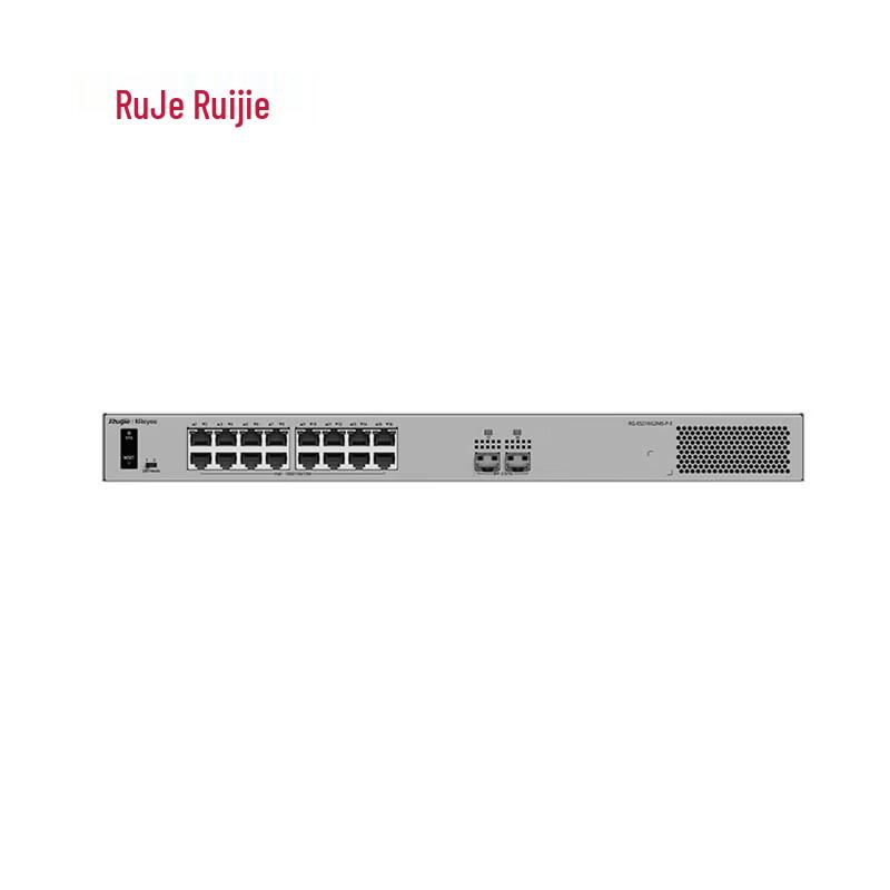 Ruijie 16-Port Gigabit AI Managed PoE Switch