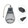 Iron Mesh Dome Pet Heating Lampshade Double Cage Anti-scald Lampshade  Aquarium