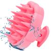Lilovbesa Scalp Massager Shampoo Brush,Solid Soft Silicone Hair Care Scalp Scrubber Brush for Men Women Kids Pets Wet Dry Curly Hair