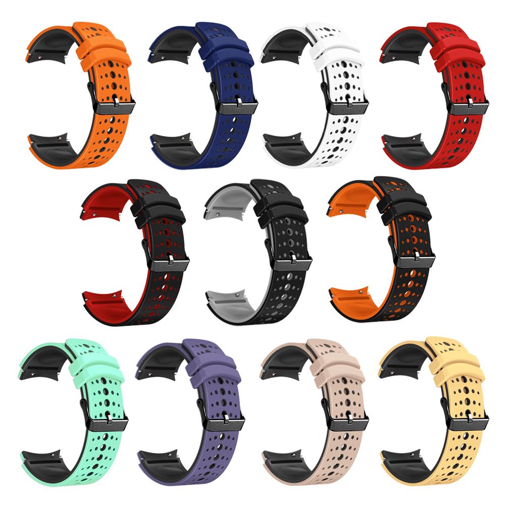 Strap For Samsung Galaxy Watch 7 40MM 44MM LTE Silicone Wristband Bracelet Galaxy 4 5 6 Cassic 43 47mm 42 46mm Correa