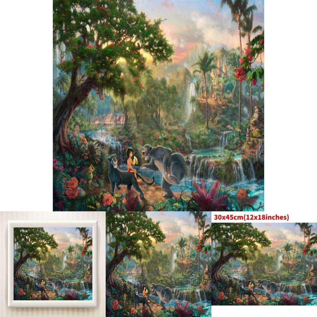 Холст Настенное Искусство Принцесса Русалочка Для Современного Сказочного Декора Спальни Мультяшный Стиль Красочная Картина С Рамкой Распылением Различные Размеры