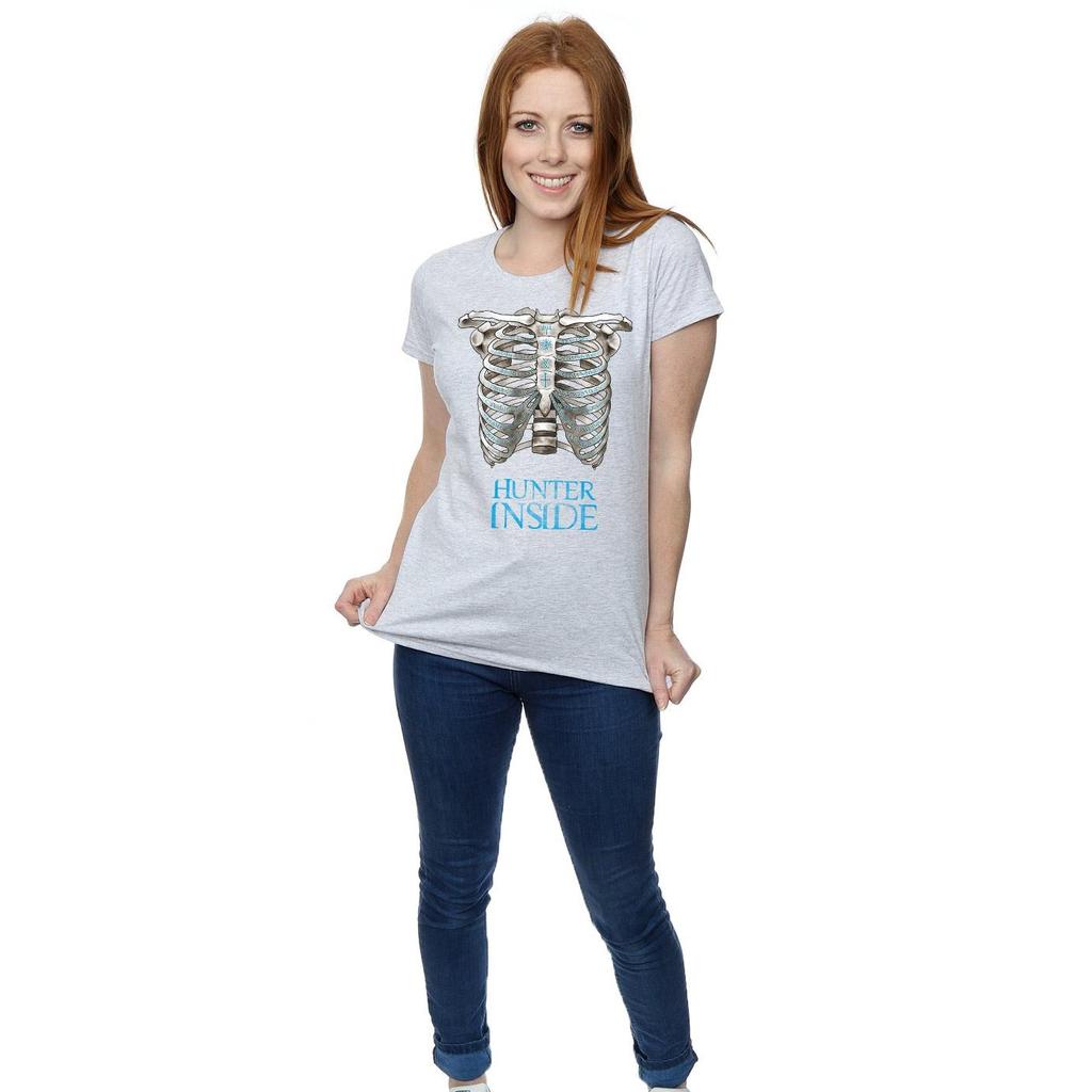 Supernatural Womens/Ladies Hunter Inside Cotton T-Shirt