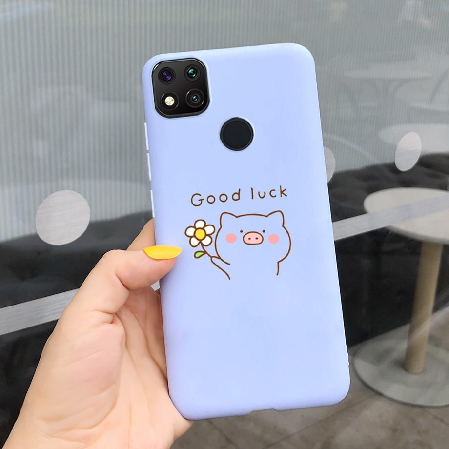 Чехлы Для Redmi 9C Чехол Xiaomi Redmi 9C NFC Чехол для телефона Мягкий чехол для телефона Ударопрочный бампер Redmi9c 9 C Xiomi Силиконовый МЯГКИЙ Чехол