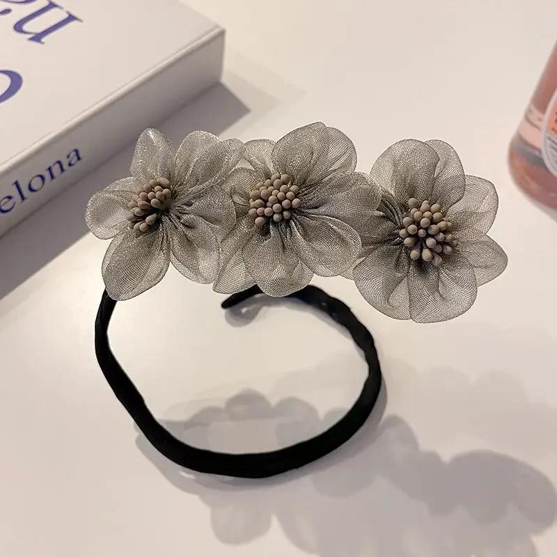 1pc Elegant Pearl Flower Bun Maker Korean Lazy Hair Curler Styling Accessories Hair Style Hairpin Hair Braiding Braider Hairgrip
