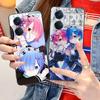 Чехол для мобильного телефона ReZero Rem Ram из матового ТПУ для OPPO Find X9 X8 X7 X6 X5 X3 X2 Plus s Pro Ultra Lite, цветная печать