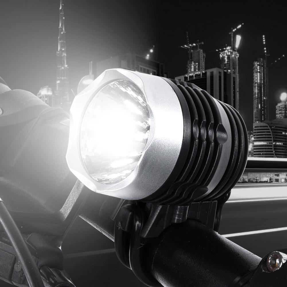 Уличный водонепроницаемый пластиковый передний фонарь для велосипеда, крепление на ремень для фары