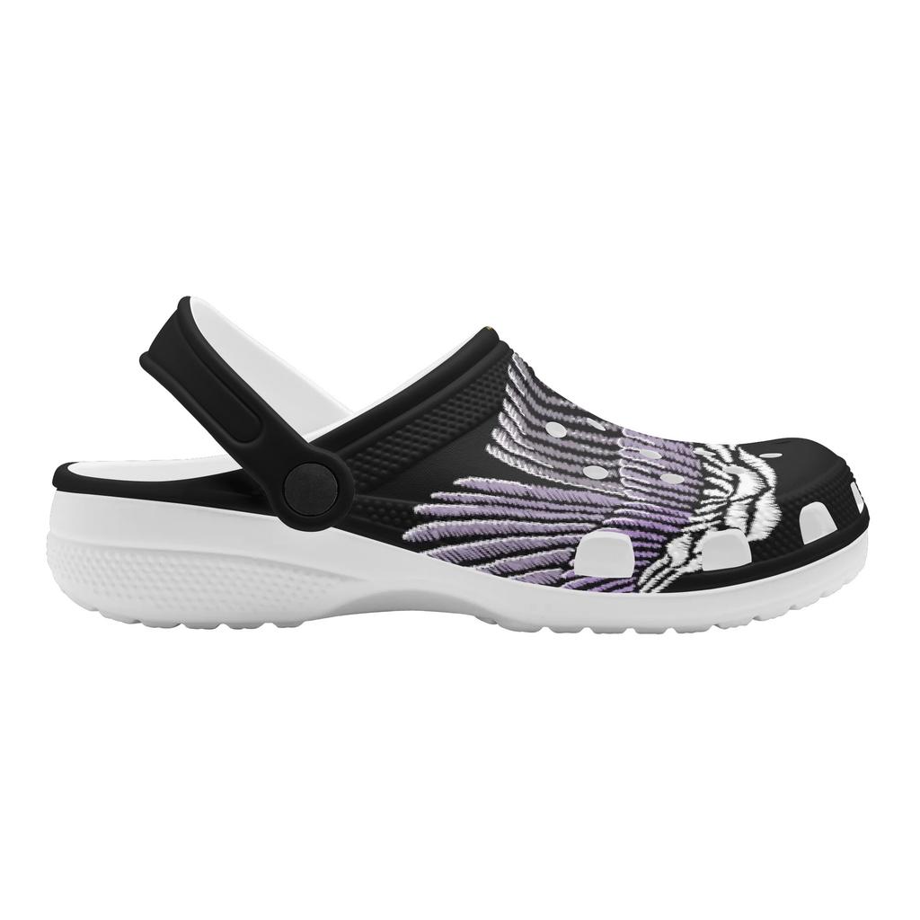 Cartoon Printed EVA Clogs for Women Men Breathable Lightweight Slip On Casual Footwear Soft Sole Summer Sandals Daily Walking