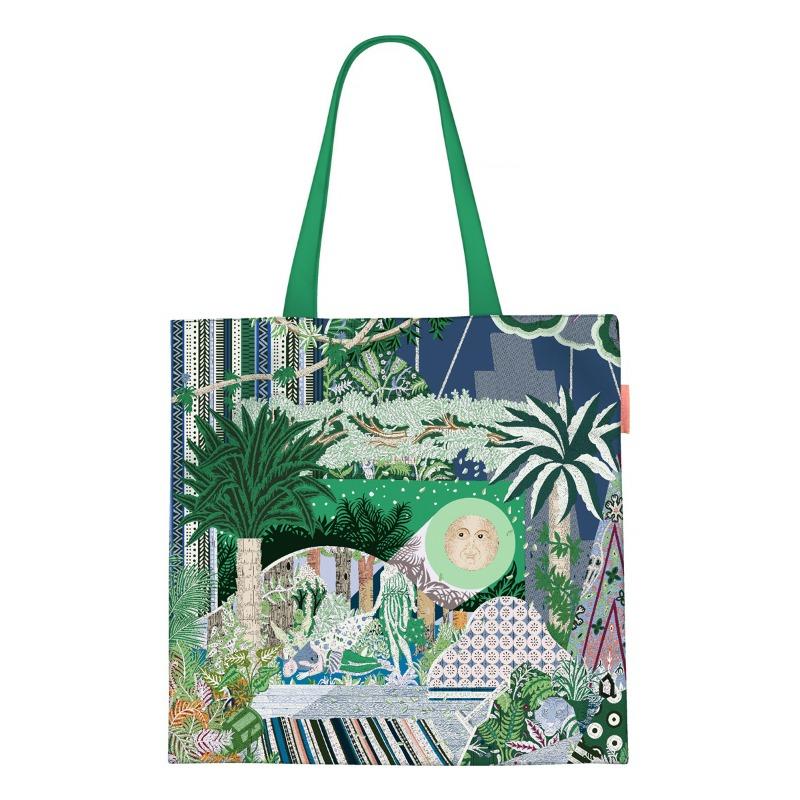 Spring new printed handbag women's oil painting series handbag shoulder bag tote bag fashion canvas bag