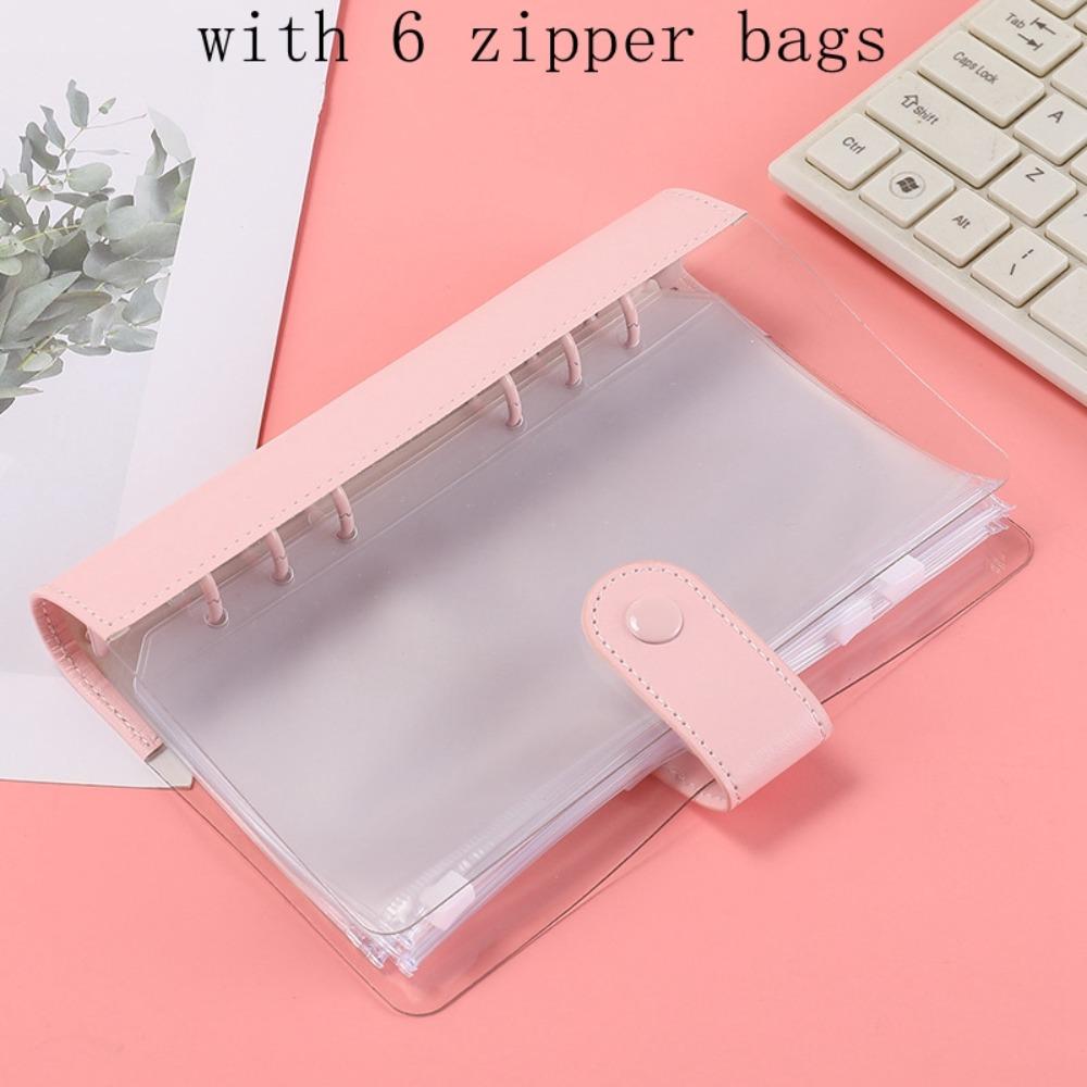 Portable Loose Leaf Notebook Ring Binder Loose-leaf Refill Notebook Children