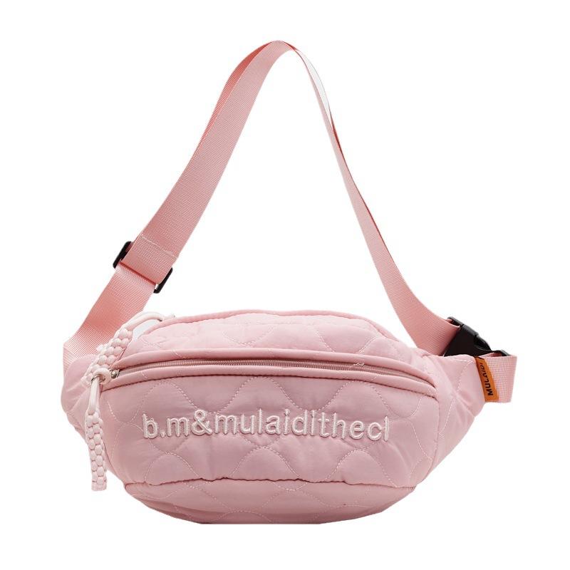 Mobile Phone Fanny Pack Trendy Brand Women's Breast Bag Simple and Lightweight Shoulder Small Backpack Women's Leisure Sports Messenger Bag Women