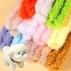 1.5cmx105cm Woven Plush Thread with Iron Thread Wool Ultra Dense Wool Root Twisting Stick