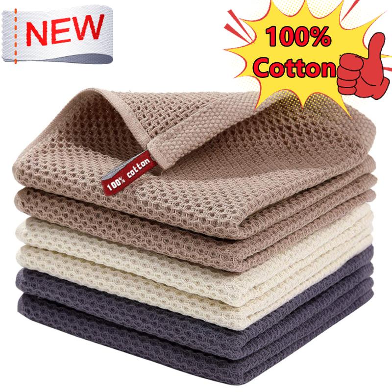 1/3pcs Dishcloth Ultra Soft Absorbent Kitchen Towel Household Cleaning Cloth Kitchen Tools Gadgets Wash Cloth Dish Rag