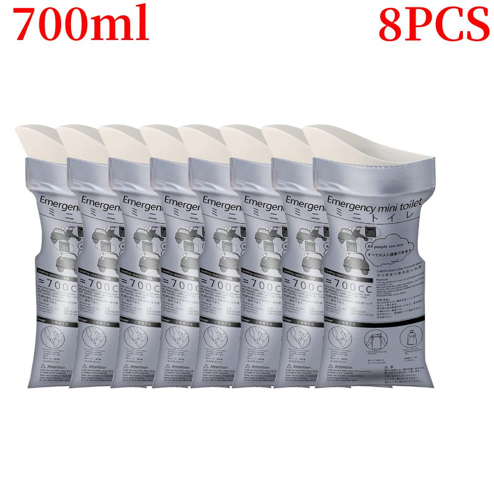 4-32 шт. Портативный аварийный пакет-писсуар для кемпинга на открытом воздухе, одноразовый дорожный пакет для рвоты, мобильный туалет для мужчин, женщин и детей