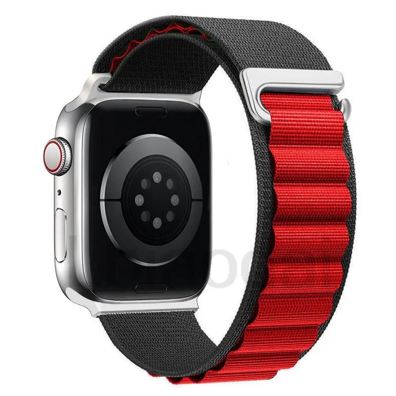 Альпийская петля Ремешок Для apple watch Ultra 2 ремешок 49мм 44мм 40мм 45мм 41мм 46мм 45 мм браслет correa iWatch series 9 8 7 6 3 se 10
