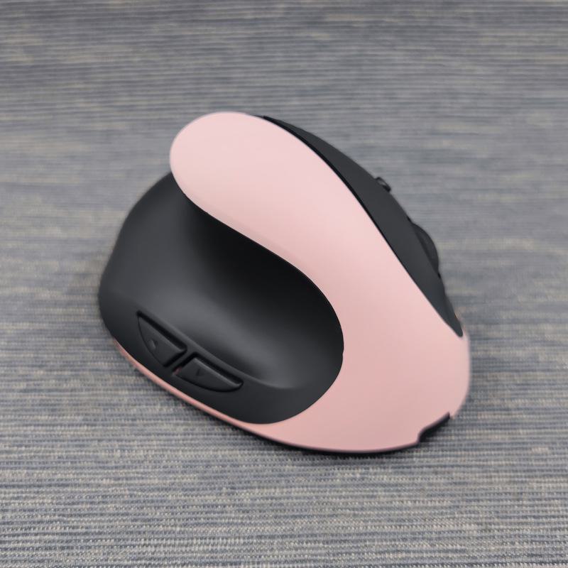 Left-handed Wireless Grip Mouse Designed for Girls, Small Size To Relieve Hand Joint Strain.