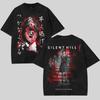 Классические Игровые Футболки Винтажная Стирка Silent Hill F Хоррор Игра Графический Принт Энтузиаст Психологические Фанаты Футболка Мужчины Женщины Хлопковый Топ