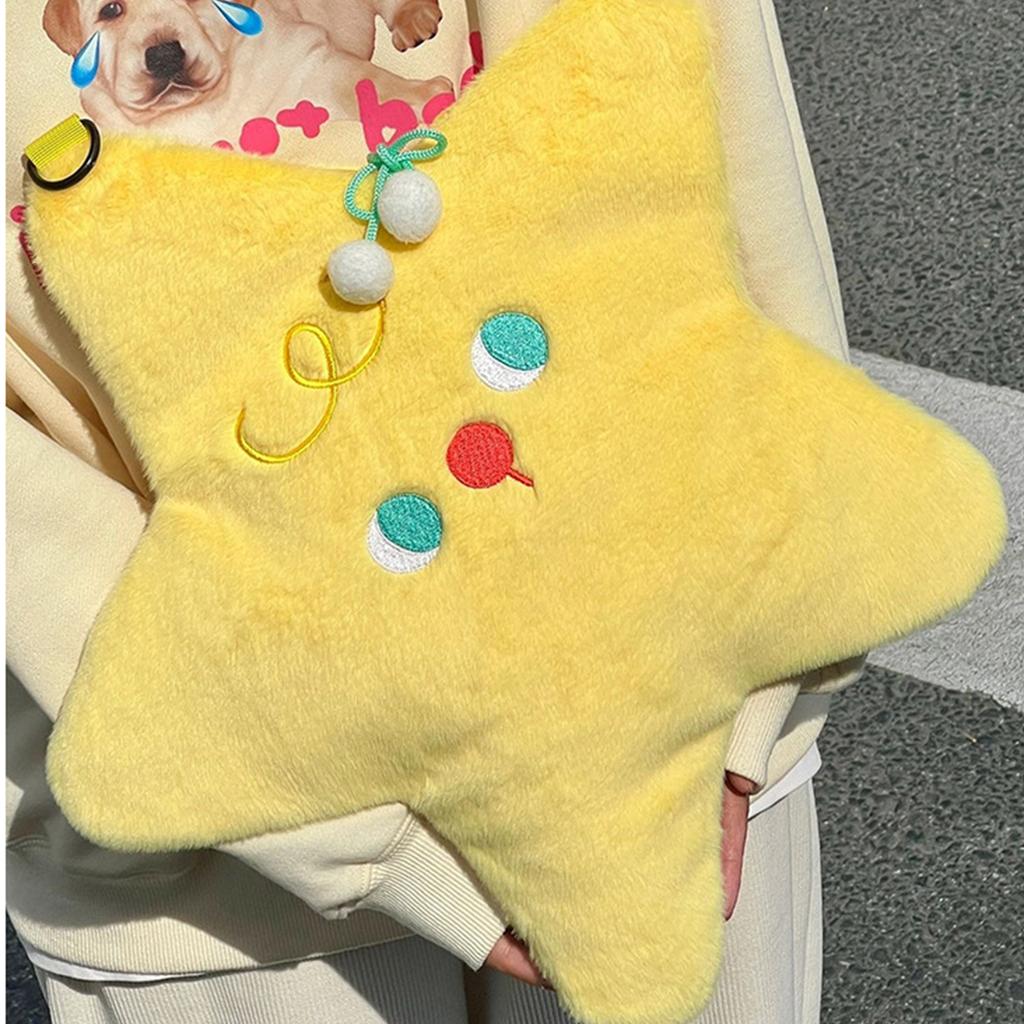 Симпатичные женские плюшевые сумки через плечо в форме звезды, модные повседневные женские сумки через плечо с мультяшными героями