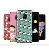 SM7 Snoopy черный мягкий чехол для iPhone 16 15 Plus 14 13 Pro 8 SE XR XS Max P30 Nova 5T Y5P Y6 Y7 Y8P Y9 Realme C30 C33 C31 VIVO Y36 V27