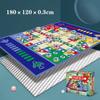 Новый дизайн детский ковер Ludo настольная игра коврик для детей портативный дорожный детский игрушечный шахматы семейные и вечерние игры