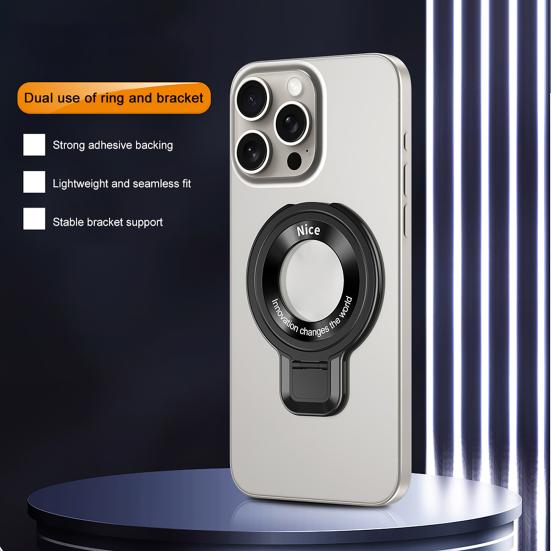 Магнитный держатель для телефона, невидимая подставка, поворот на 100 градусов, магнитный держатель для кольца, сильный магнит