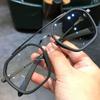 Transparent Black Computer Glasses Frame Women Men Anti Blue Light Polygon Eyewear Blocking Glasses Optical Spectacle Eyeglass