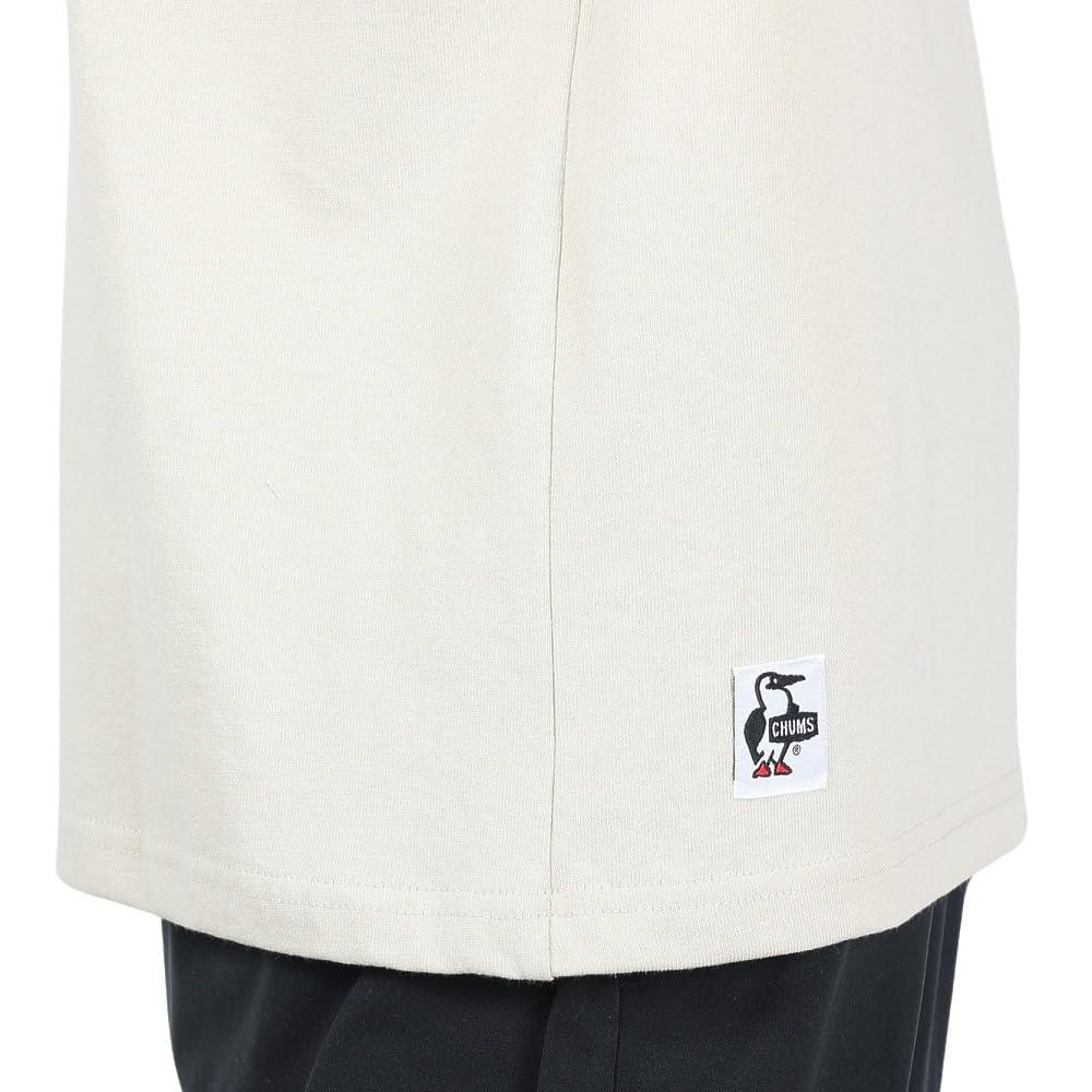 Футболка Booby Logo Greige M [Chums] Футболка мужская