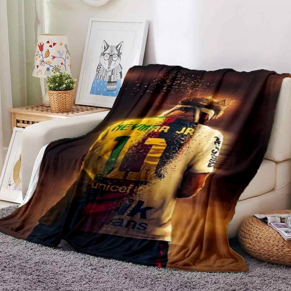 Prince Soccer printed flannel breathable and warm blanket, a stylish home gift, suitable for home, office and bedspread use. 15a166