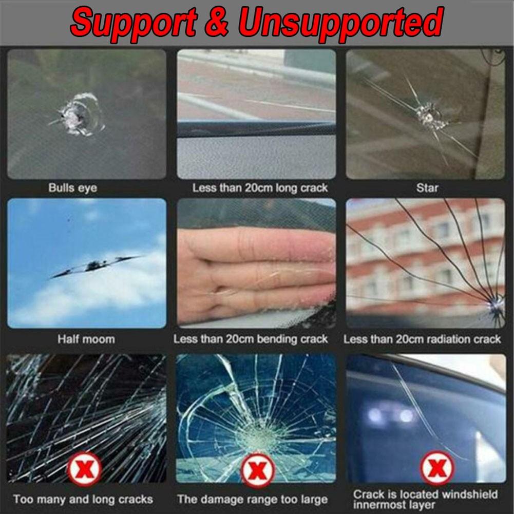 Инструмент для ремонта ветрового стекла для ремонта царапин на лобовом стекле, трещин, сколов