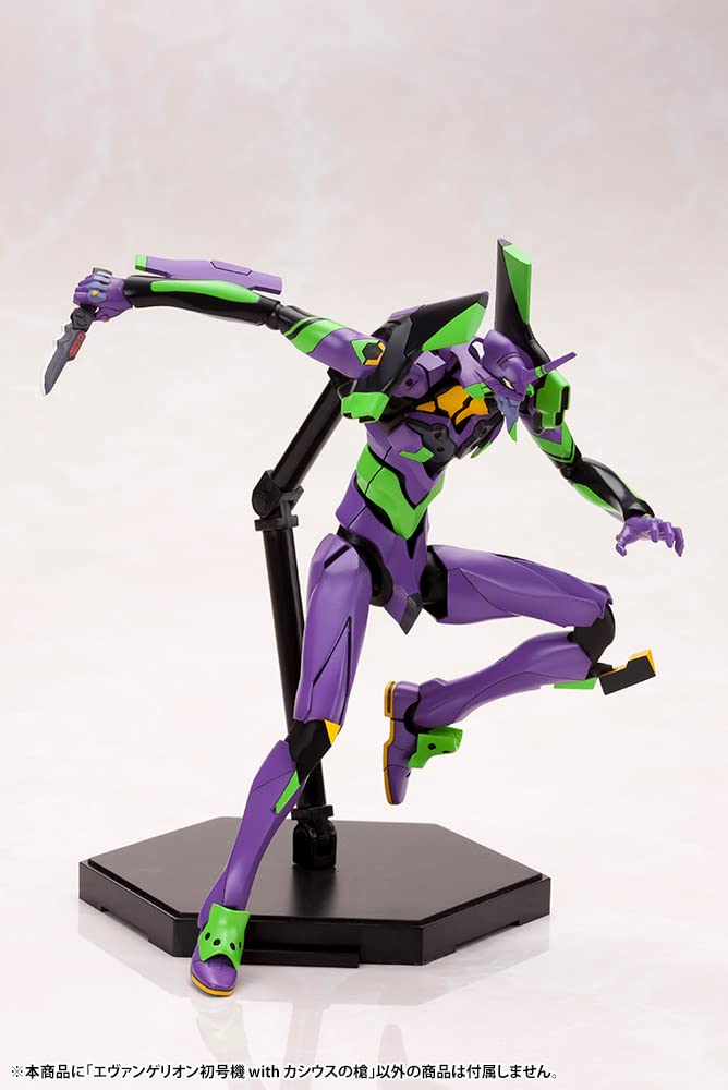 Kotobukiya Shin Evangelion Movie Version Evangelion Unit 01 с копьем Кассия Высота 190 мм Масштаб пластиковой модели Цвет литья KP618X приблизительно. 1/400