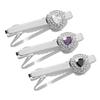 Men's Creative Crystal Zircon Diamond Triangle Tie Clip