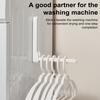 Portable Clothes Rack Hanger Organizer Strong Load-bearing Smooth Edge Foldable Design Space-Saving Closet Garment