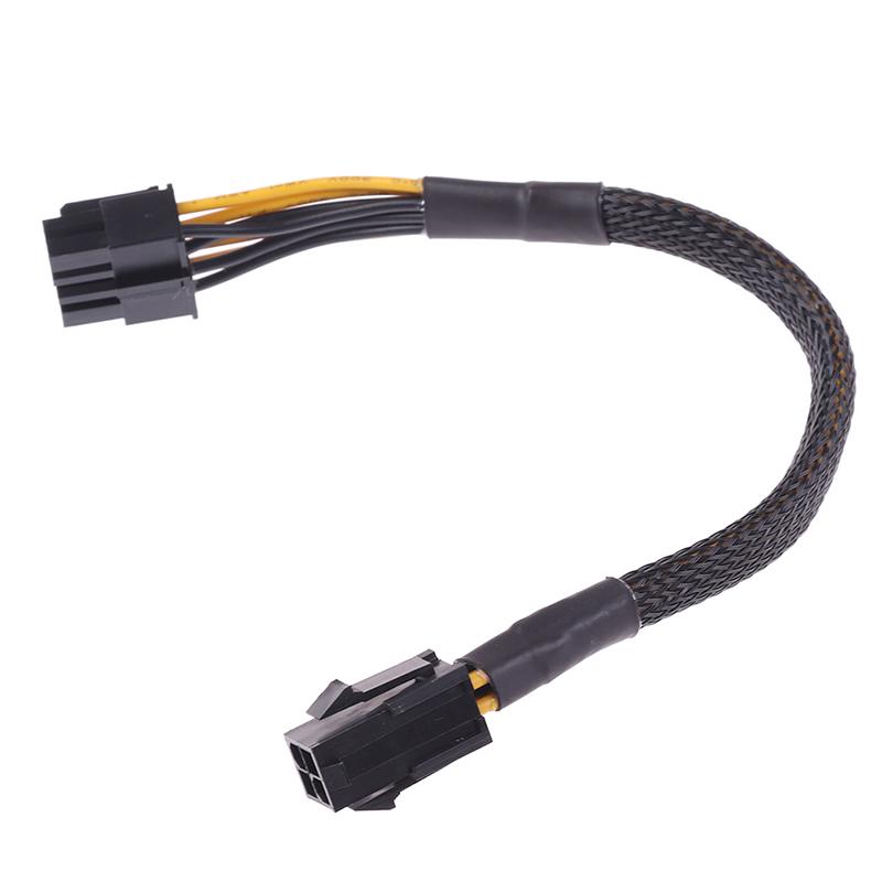 1Pc 20Cm 4Pin To 8Pin Cpu Power Converter Cable Lead Adapter Office Supplies