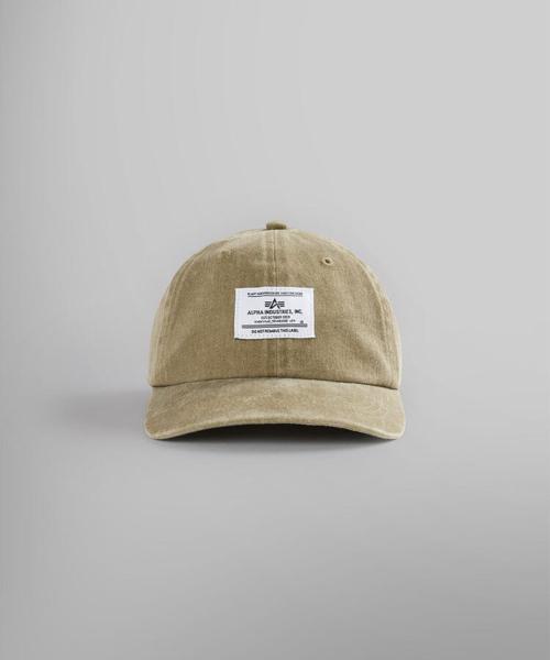 ALPHA INDUSTRIES Бейсболка Battlewash Оливковая