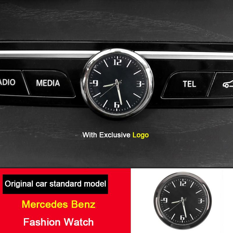 Central Control Clock Watch For Mercedes-Benz C E-class GLB GLC E300L GLC300 C260L Interior Supplies Decoration Car Accessories