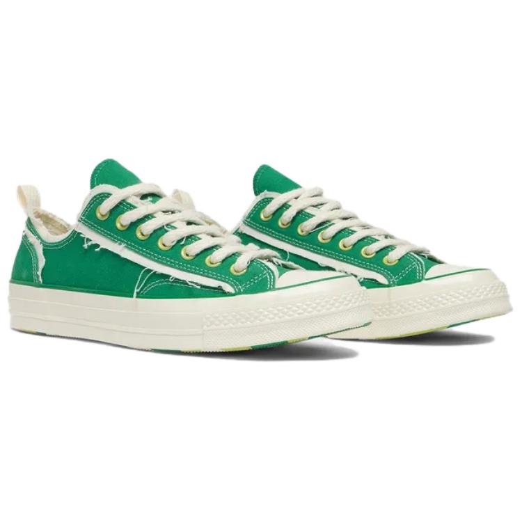 Converse Трендовые спортивные удобные универсальные низкие парусиновые кеды 1970-х годов, унисекс, зеленые A13852C